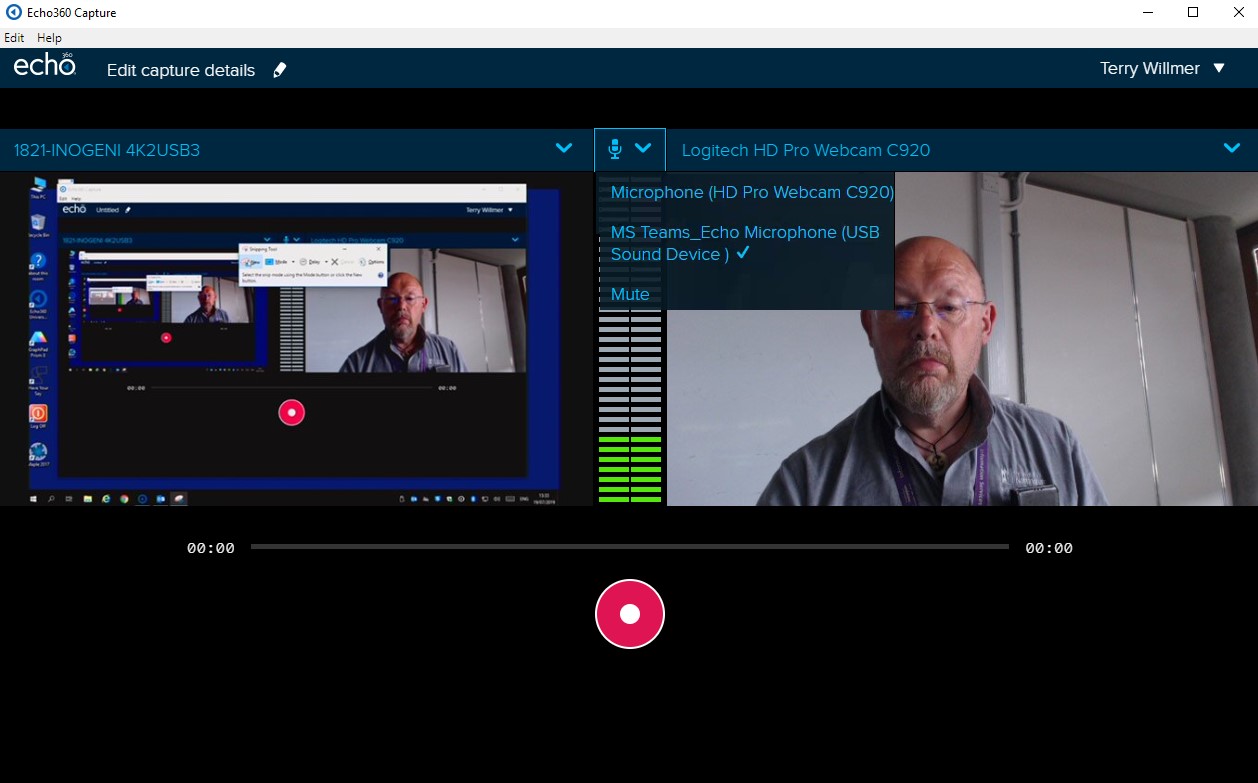 Engage Help - Recording in class