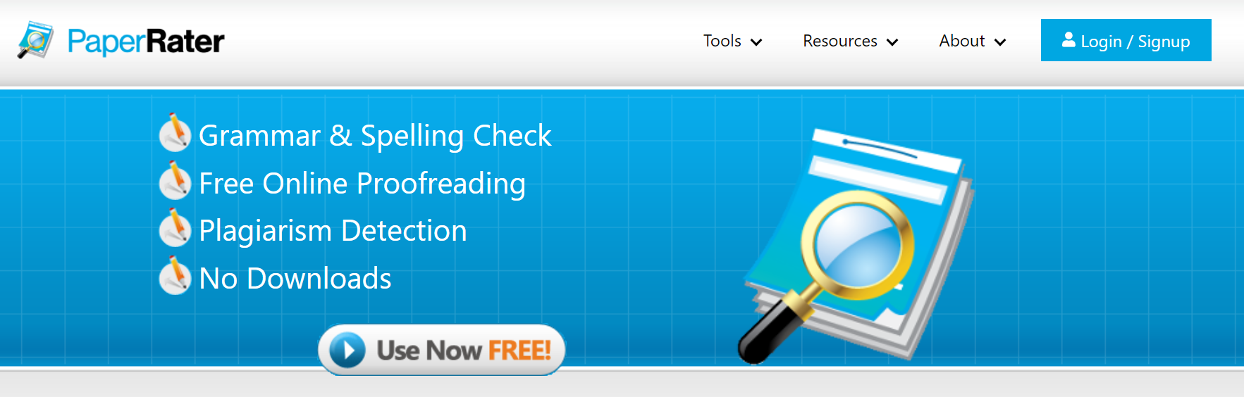 PaperRater website